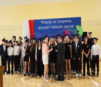 Uroczystość zakończenia roku szkolnego.