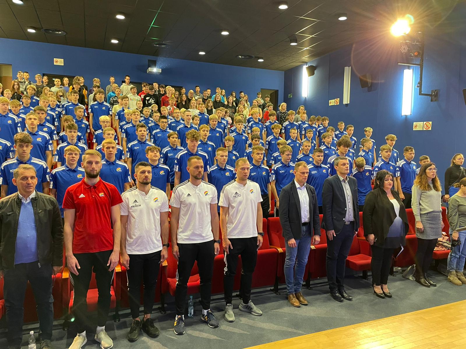 Przyjęcie w poczet uczniów Szkoły Mistrzostwa Sportowego.