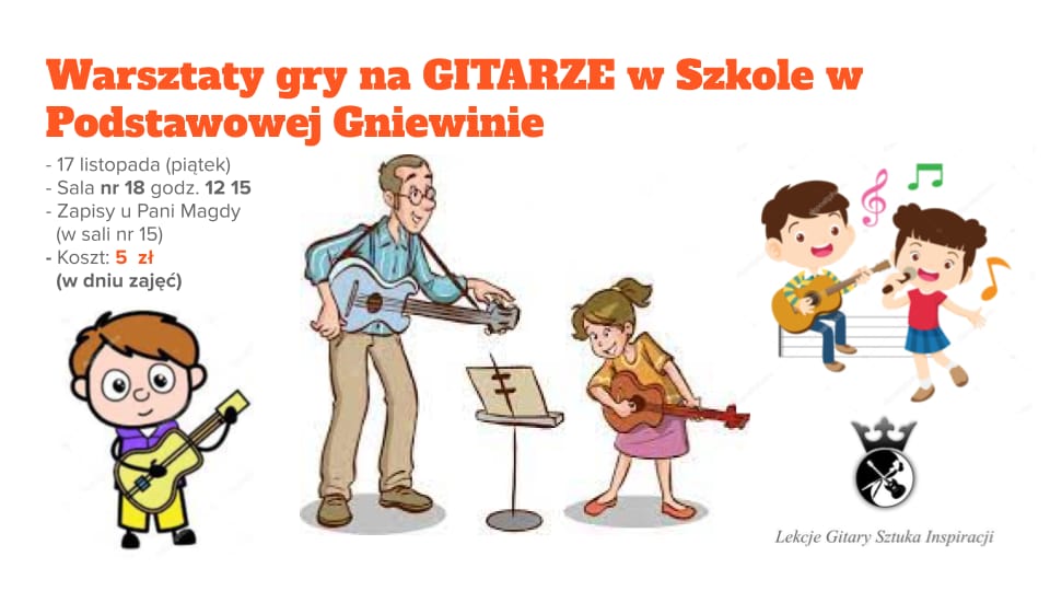 Zapraszamy na warsztaty gitarowe.