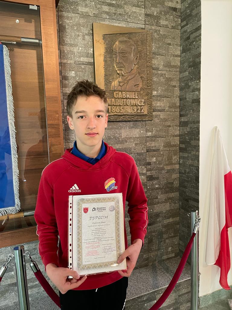 Franek finalistą Ligi Matematycznej.