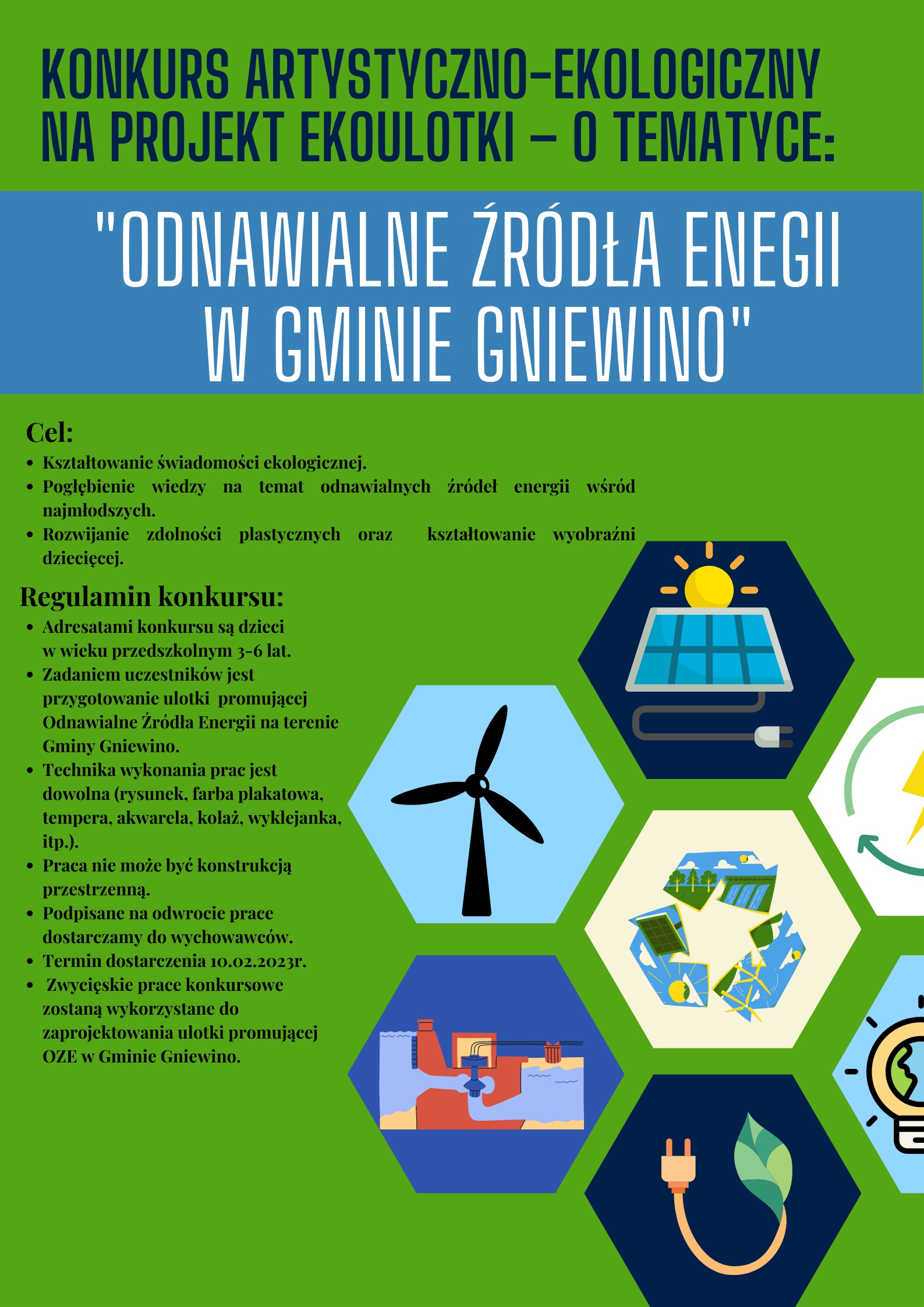 Konkurs Odnawialne źródła energii.