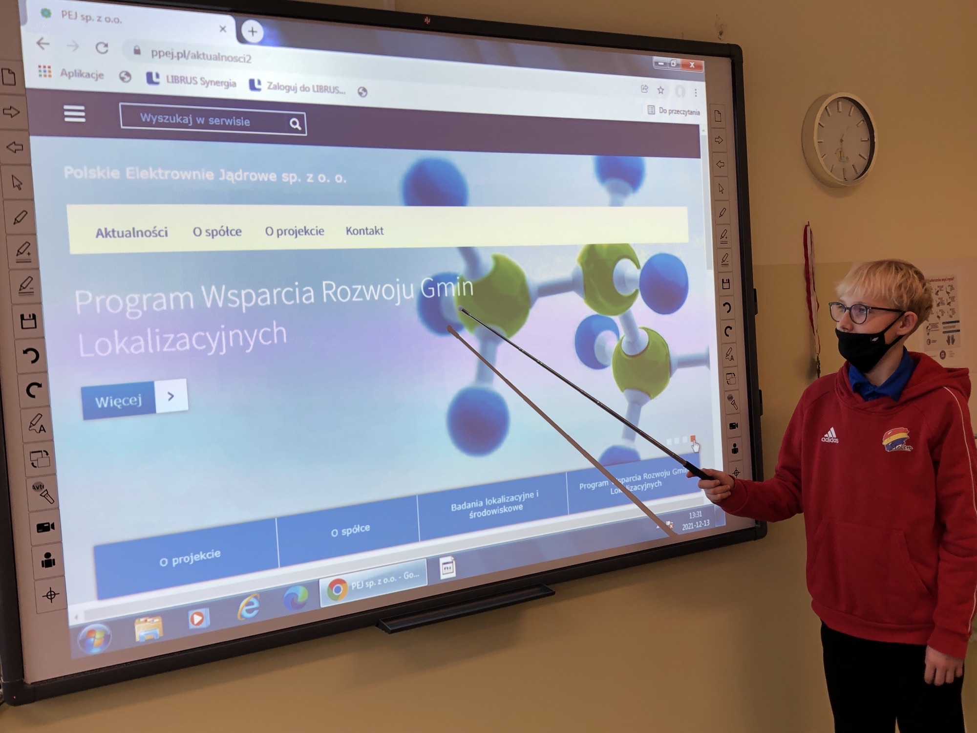 Zajęcia edukacyjno – informacyjne z zakresu energetyki jądrowej oraz nowy sprzęt.