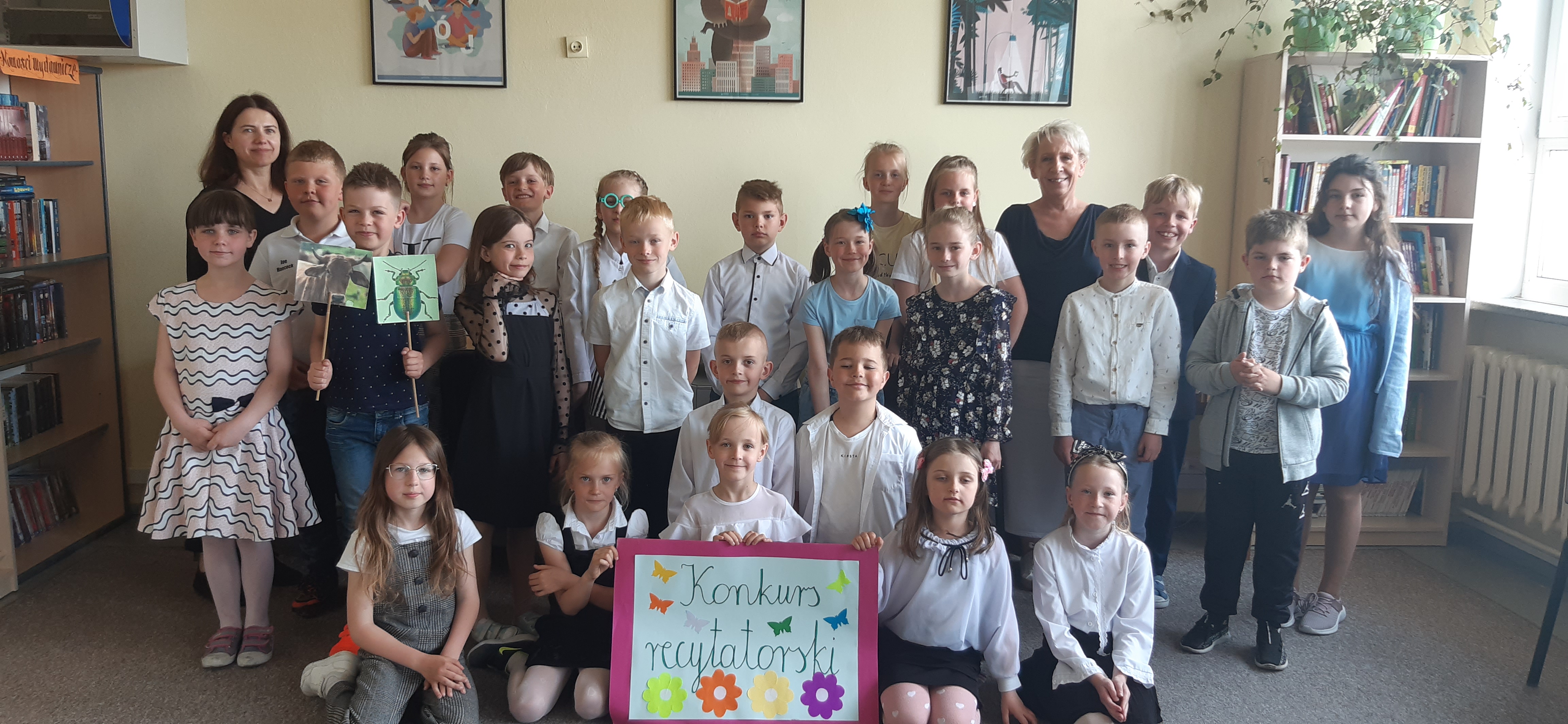 Konkurs recytatorski dla klas młodszych.