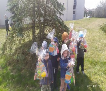 Zajączek wielkanocny w przedszkolu. zdjecie 11