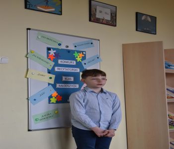 Maja i Tymon zwycięzcami konkursu recytatorskiego. zdjecie 11