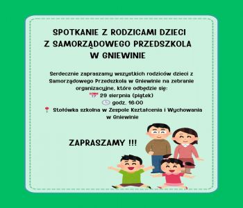 Spotkanie z rodzicami w przedszkolu