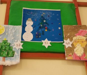Konkurs plastyczny dla klas O-III „Najpiękniejsza kartka świąteczna”. zdjecie 12