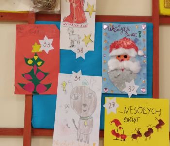 Konkurs plastyczny dla klas O-III „Najpiękniejsza kartka świąteczna”. zdjecie 8