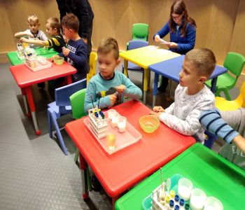 Wycieczka kl. 1A do Centrum Nauki Eksperyment. zdjecie 35