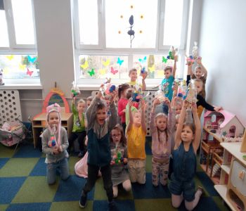 Zajączek wielkanocny w przedszkolu. zdjecie 4