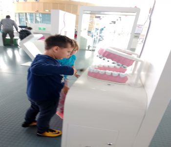 Wycieczka kl. 1A do Centrum Nauki Eksperyment. zdjecie 0