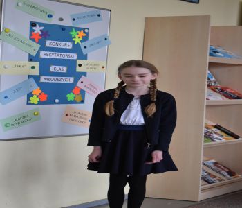 Maja i Tymon zwycięzcami konkursu recytatorskiego. zdjecie 3