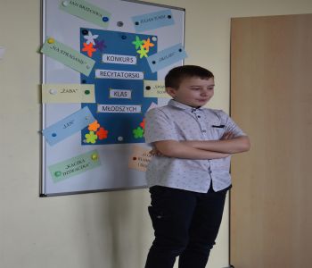 Maja i Tymon zwycięzcami konkursu recytatorskiego. zdjecie 5