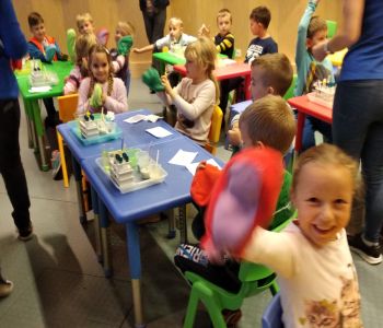 Wycieczka kl. 1A do Centrum Nauki Eksperyment. zdjecie 116