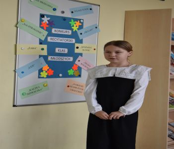 Maja i Tymon zwycięzcami konkursu recytatorskiego. zdjecie 17
