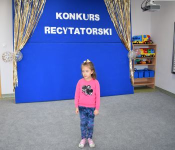 I Konkurs Recytatorski Przedszkolaków.  zdjecie 1