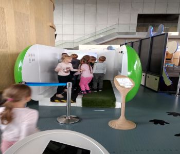 Wycieczka kl. 1A do Centrum Nauki Eksperyment. zdjecie 227