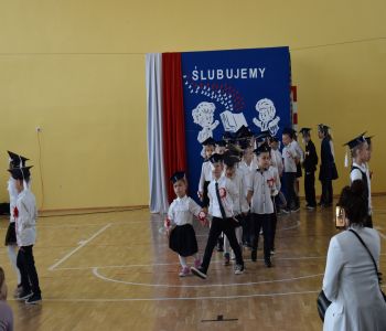 Uroczystość pasowania klas pierwszych. zdjecie 50