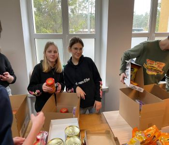 Szkolne Koło Wolontariatu pomaga Ukrainie. zdjecie 4