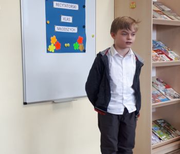 Konkurs recytatorski dla klas I-III zdjecie 0
