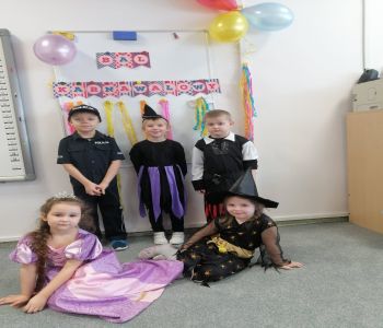 Bal karnawałowy w przedszkolu 2021r. zdjecie 1