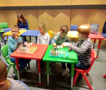 Wycieczka kl. 1A do Centrum Nauki Eksperyment. zdjecie 46
