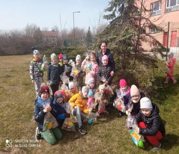 Zajączek wielkanocny w przedszkolu. zdjecie 7