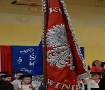 Uroczyste ślubowanie klas pierwszych.