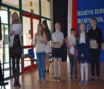 Laureaci konkursów związanych z obchodami Dnia Patrona Szkoły. zdjecie 0