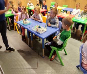 Wycieczka kl. 1A do Centrum Nauki Eksperyment. zdjecie 81