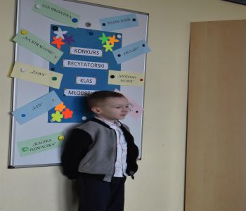 Maja i Tymon zwycięzcami konkursu recytatorskiego. zdjecie 6