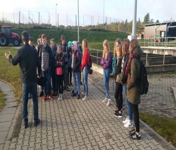 Zwiedzanie Oczyszczalni Ścieków w Gniewinie zdjecie 2